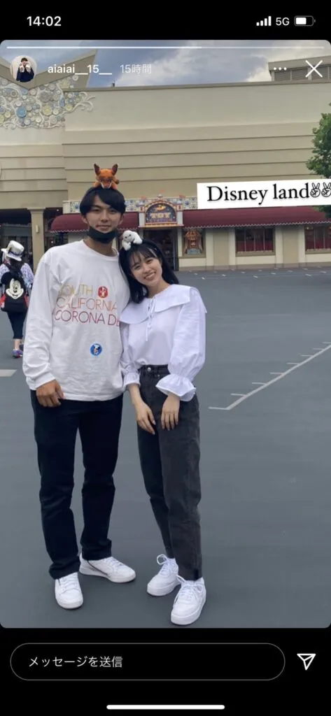 佐野愛花と元彼氏の安永玲央とのディズニーデート
